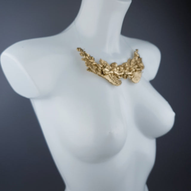 "Quiteria" Gold Filigree Necklace