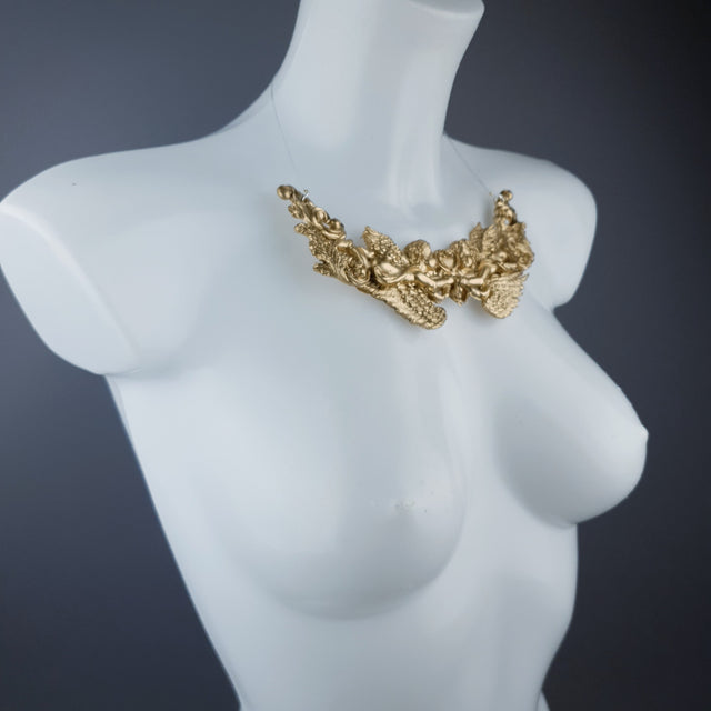 "Quiteria" Gold Filigree Necklace