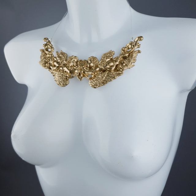 "Quiteria" Gold Filigree Necklace