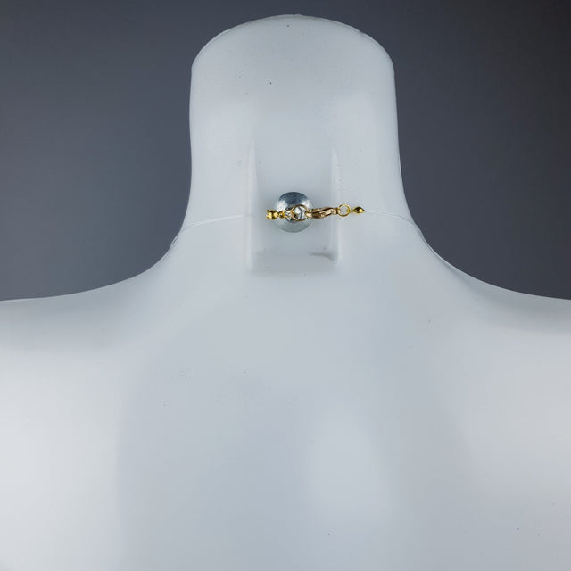 "Aelia" Green Filigree Necklace