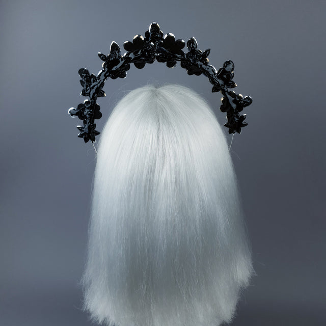 Silver/Clear Diamante Jewel Halo 42