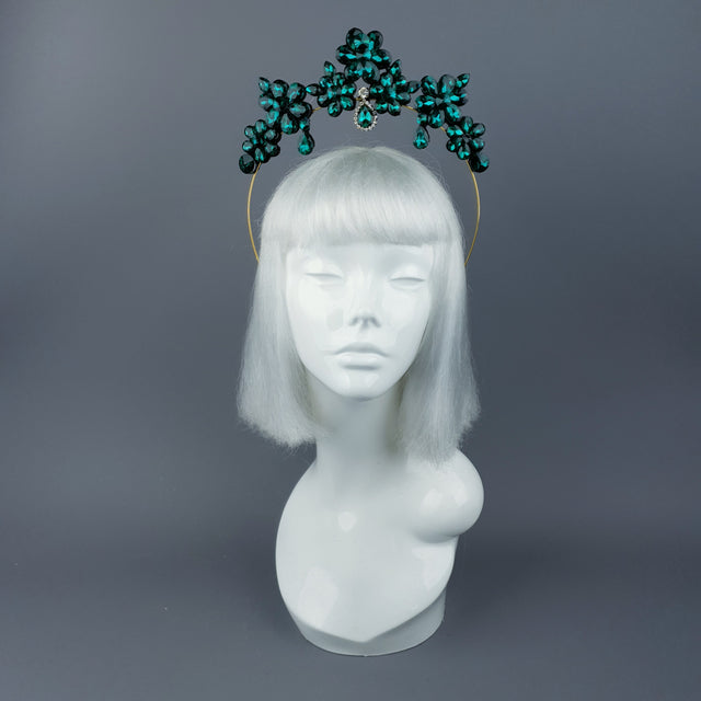 Teal Diamante Jewel Halo 44