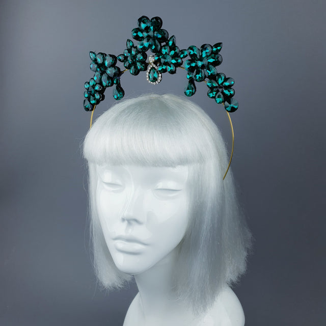 Teal Diamante Jewel Halo 44