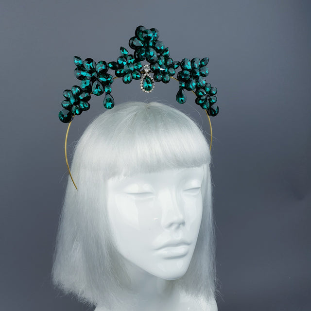 Teal Diamante Jewel Halo 44