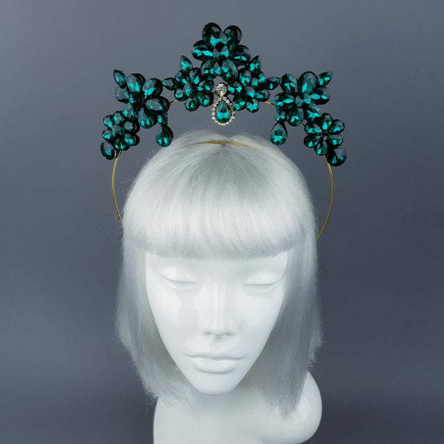 Teal Diamante Jewel Halo 44