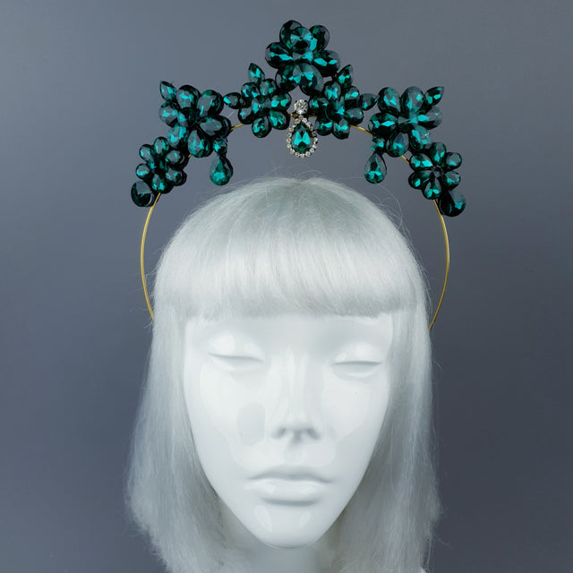 Teal Diamante Jewel Halo 44