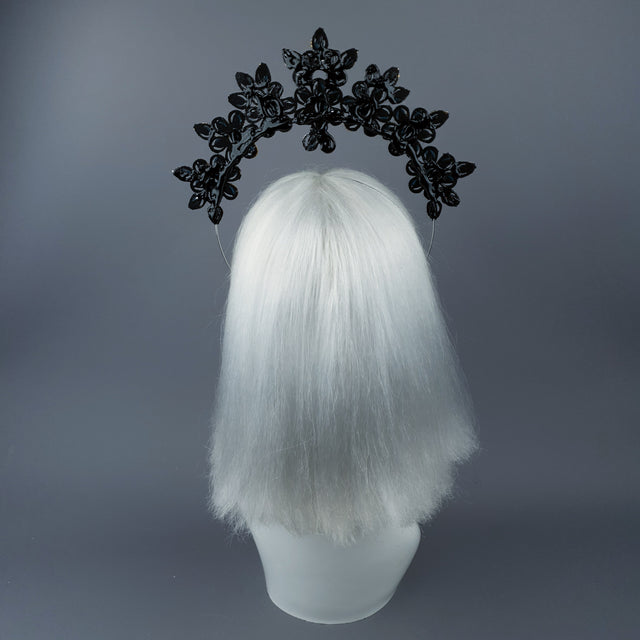 Very Dark Blue Diamante Jewel Halo 52