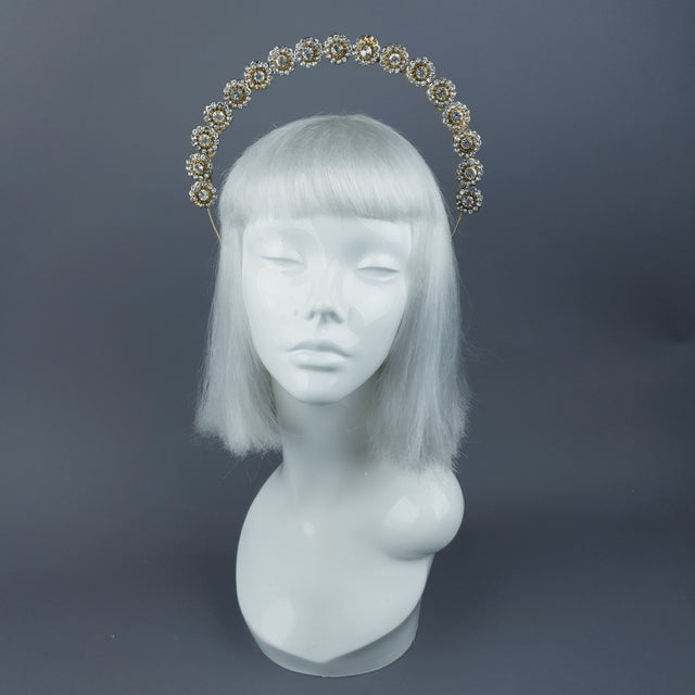 Silver/Clear/Gold Jewel Halo 61