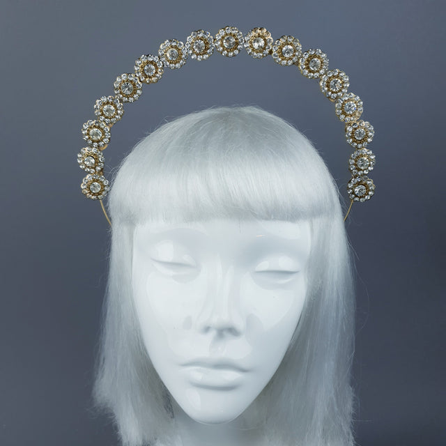Silver/Clear/Gold Jewel Halo 61