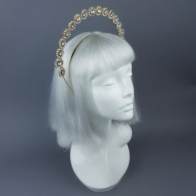 Silver/Clear/Gold Jewel Halo 61