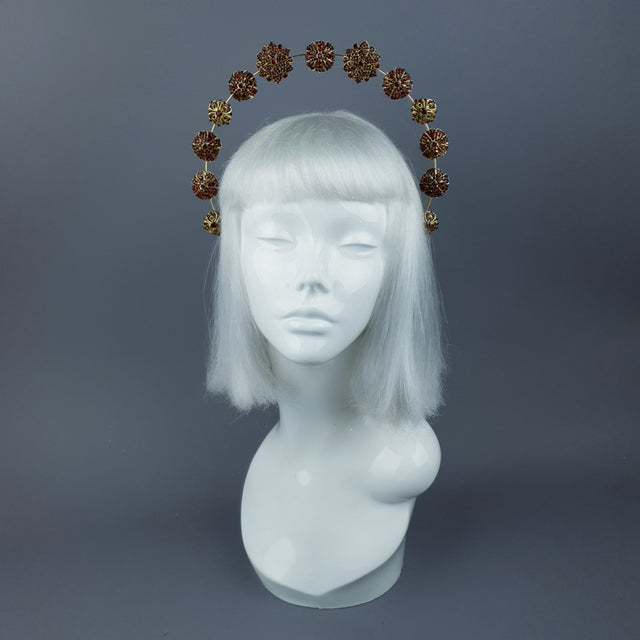 Red Diamante Jewel Halo 63