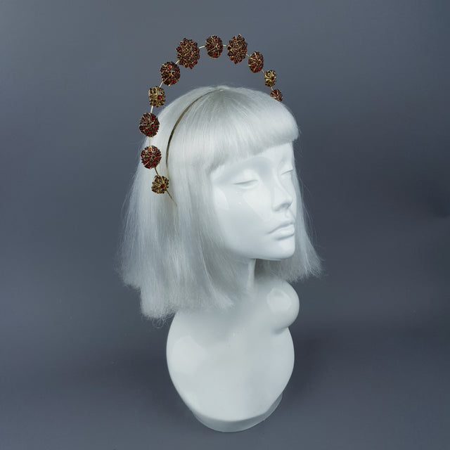 Red Diamante Jewel Halo 63