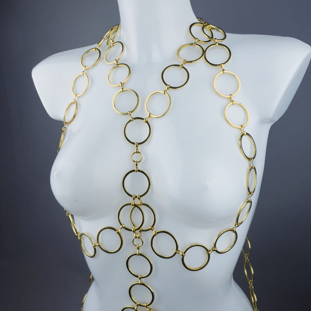 "Sogo" Gold Ring Jewellery Harness