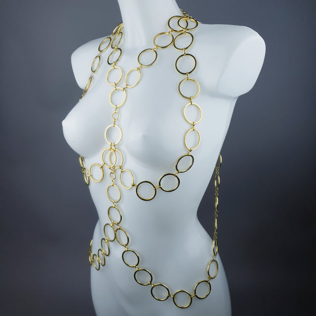 "Sogo" Gold Ring Jewellery Harness