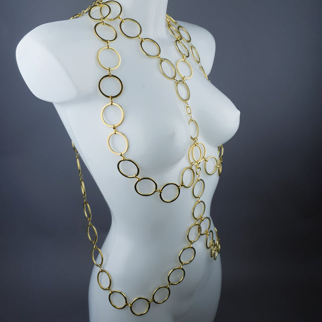 "Sogo" Gold Ring Jewellery Harness