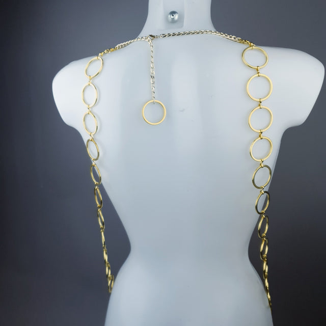 "Sogo" Gold Ring Jewellery Harness