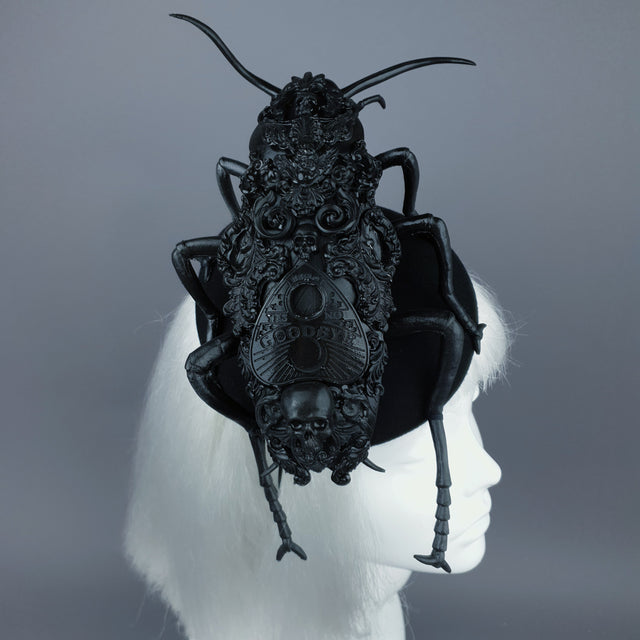 "The Summoner" Giant Filigree Cockroach Fascinator Hat