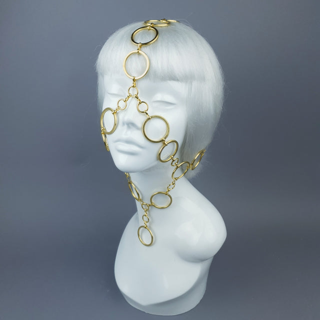 "Salome" Gold Chain Headpiece