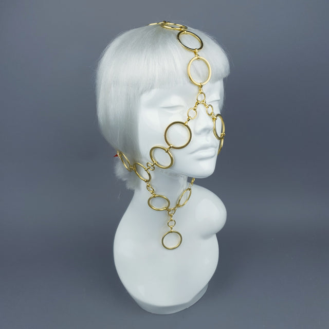 "Salome" Gold Chain Headpiece