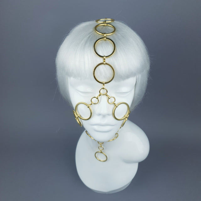 "Salome" Gold Chain Headpiece