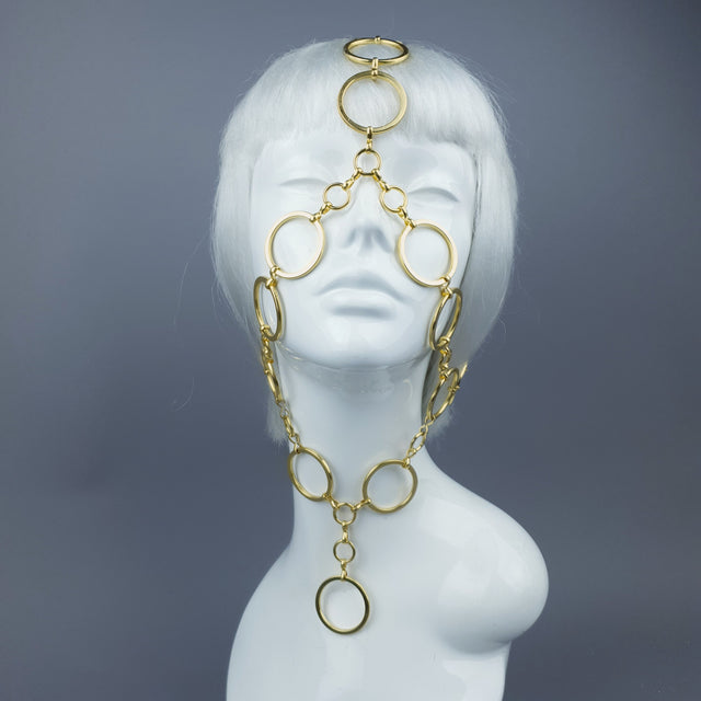 "Salome" Gold Chain Headpiece