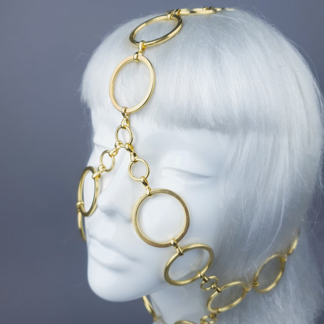 "Salome" Gold Chain Headpiece