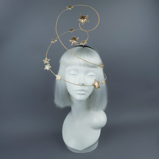 "Ziegfeld" Gold Stars Headband