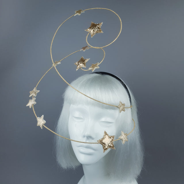 "Ziegfeld" Gold Stars Headband