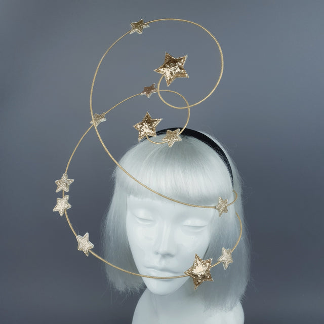 "Ziegfeld" Gold Stars Headband