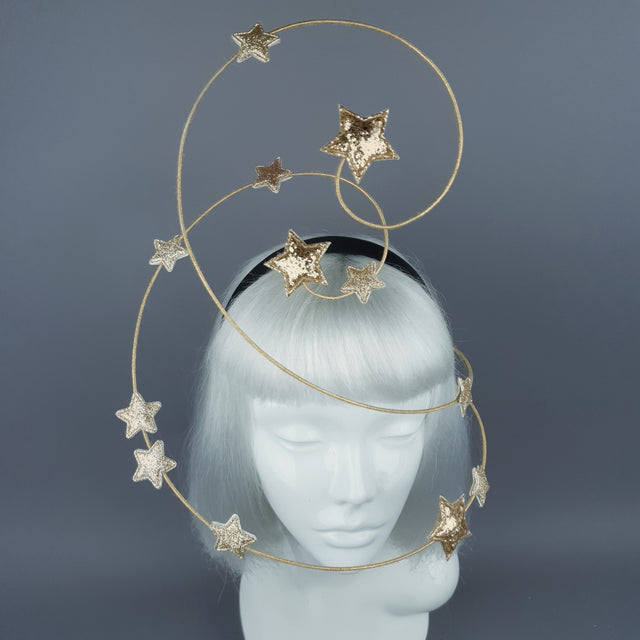 "Ziegfeld" Gold Stars Headband