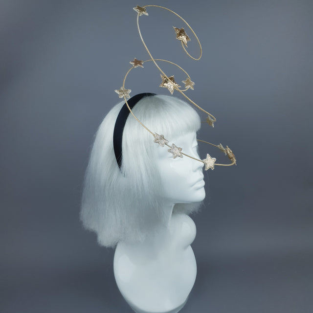 "Ziegfeld" Gold Stars Headband