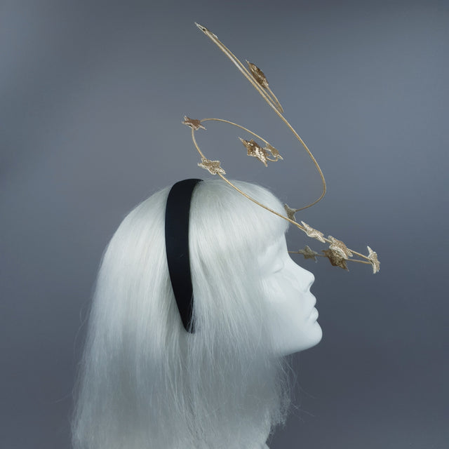 "Ziegfeld" Gold Stars Headband