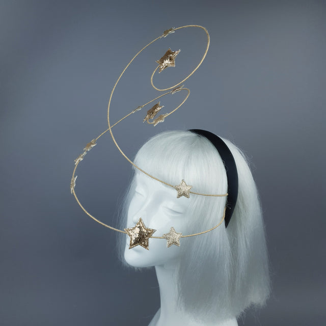 "Ziegfeld" Gold Stars Headband