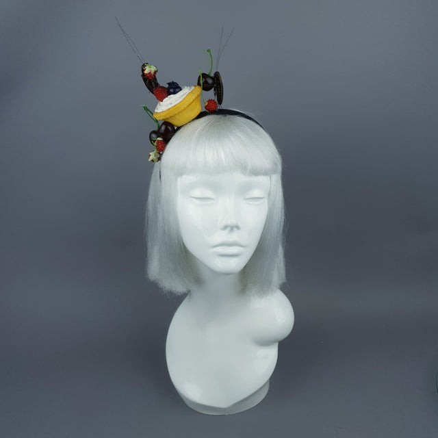 "Feast" Cochroach & Cake Insect Headband