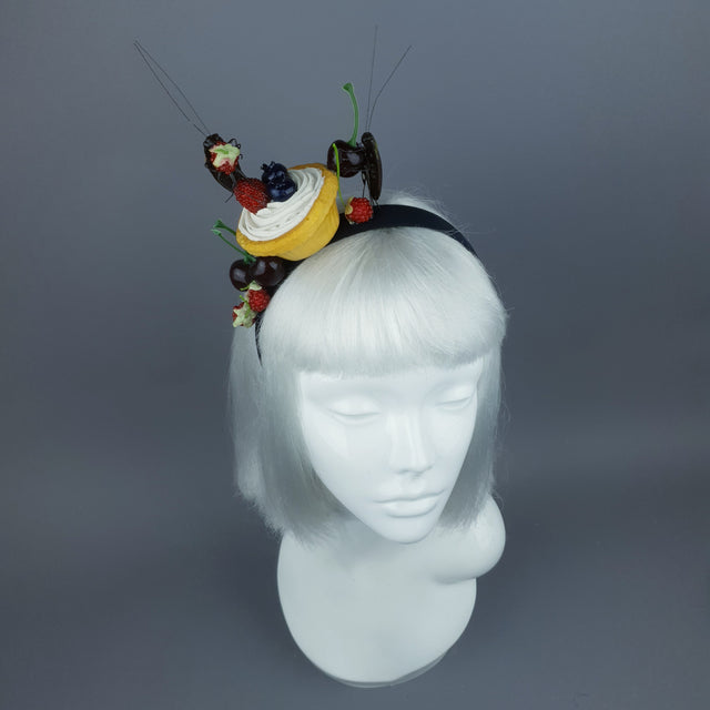 "Feast" Cochroach & Cake Insect Headband