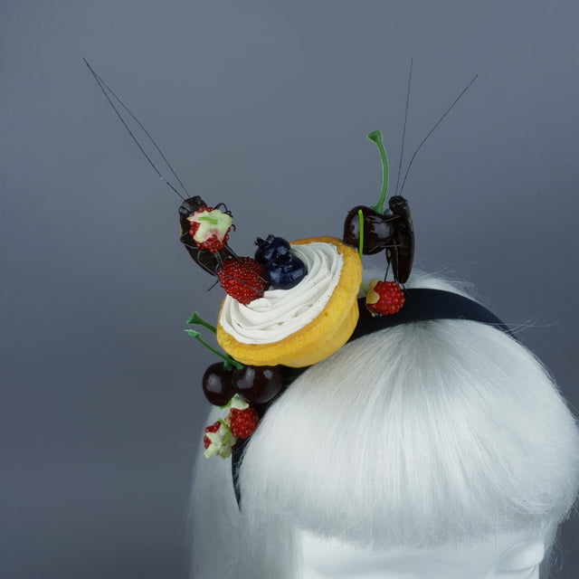 "Feast" Cochroach & Cake Insect Headband
