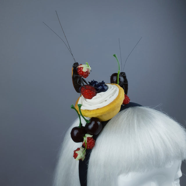"Feast" Cochroach & Cake Insect Headband