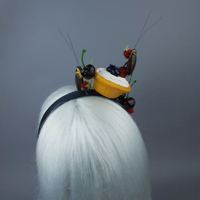 "Feast" Cochroach & Cake Insect Headband