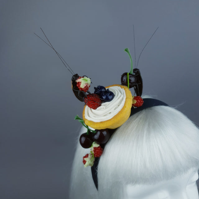 "Feast" Cochroach & Cake Insect Headband