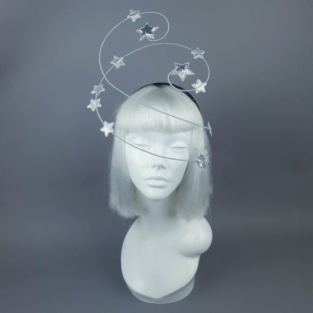 "Ziegfeld" Silver Stars Headband