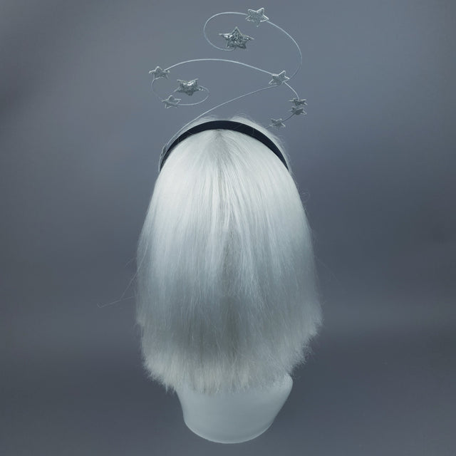 "Ziegfeld" Silver Stars Headband