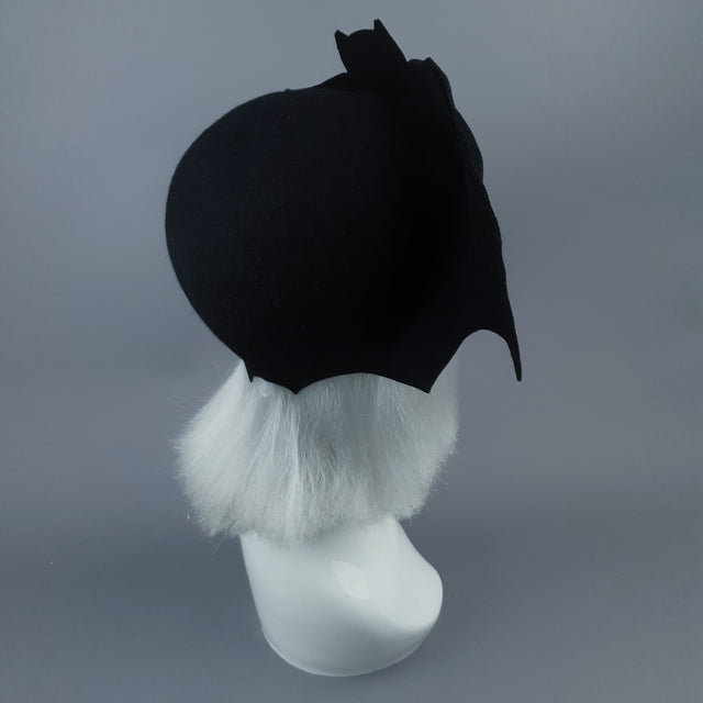 "Gotham" Black Bat Hat