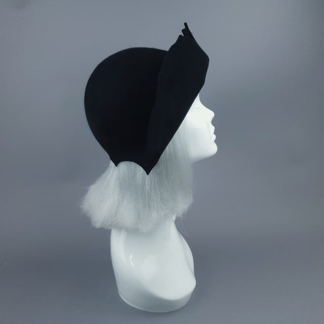 "Gotham" Black Bat Hat