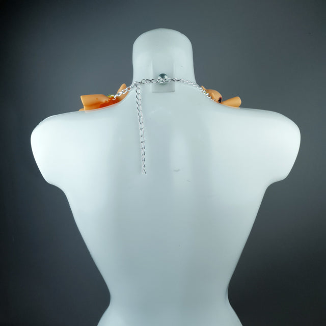 Orange Ponies Neckpiece