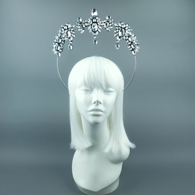 Clear Diamante Jewel Halo 66