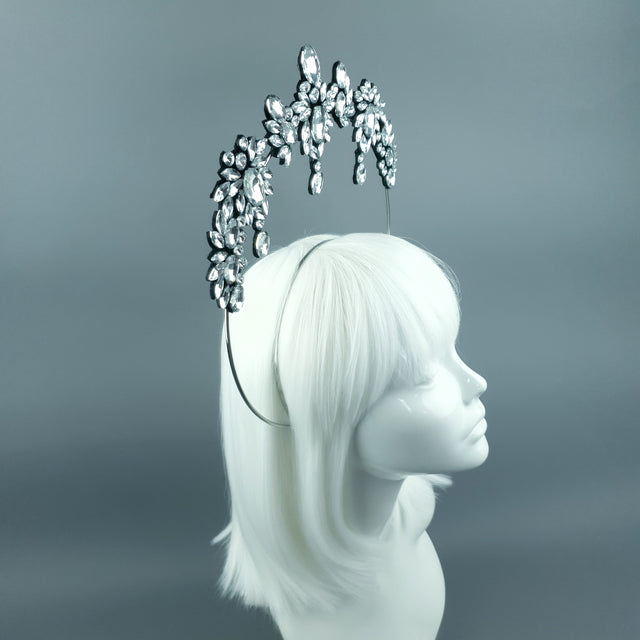 Clear Diamante Jewel Halo 66