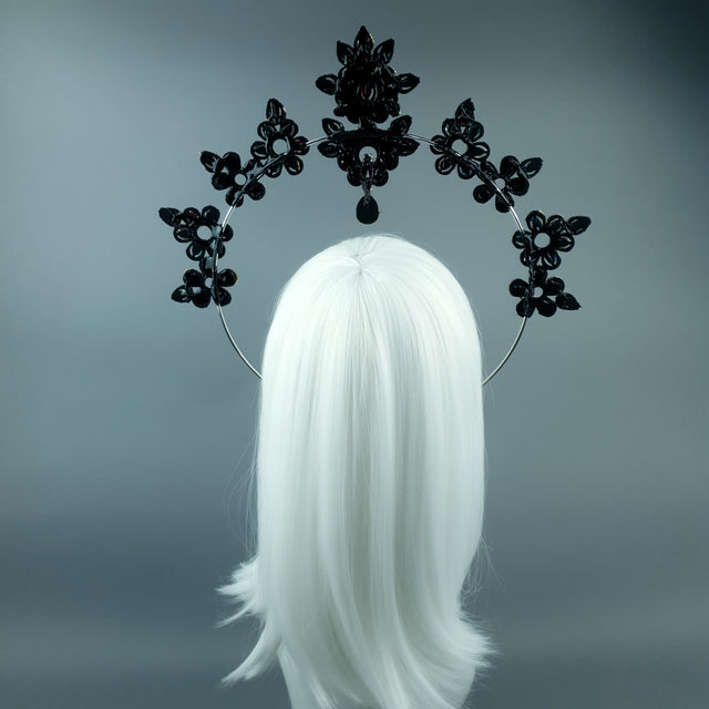 Multi Coloured Diamante Jewel Halo 68