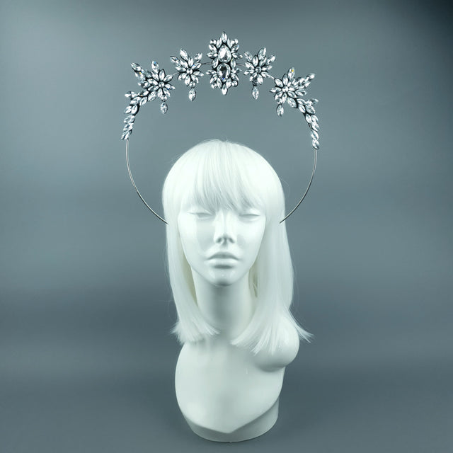 Clear Diamante Jewel Halo 69