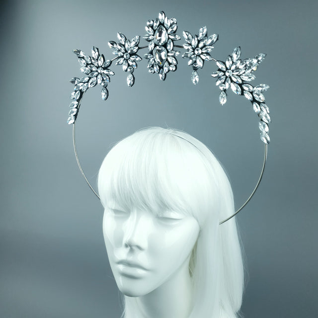 Clear Diamante Jewel Halo 69