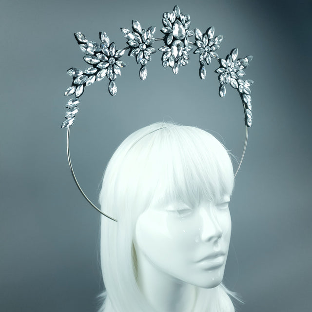 Clear Diamante Jewel Halo 69